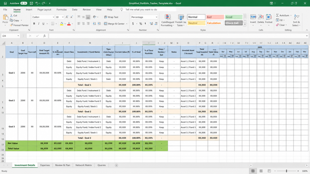 How to Build a Simple Portfolio Tracker for Your Financial Goals simplified portfolio tracker
